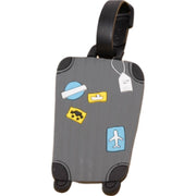 旅行用ネームタグ ネームタグ 名前タグ バッグ用アクセサリー 旅行グッズ 旅行用品 荷物タグ ネームホルダー グレー ピンク ブルー キャリーケース スーツケース 飛行機 紛失防止 かわいい おしゃれ