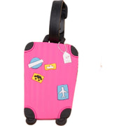 旅行用ネームタグ ネームタグ 名前タグ バッグ用アクセサリー 旅行グッズ 旅行用品 荷物タグ ネームホルダー グレー ピンク ブルー キャリーケース スーツケース 飛行機 紛失防止 かわいい おしゃれ