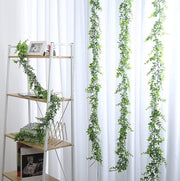 フェイクグリーン人工観葉植物 造花 リーフ 葉っぱ 壁掛け 吊り下げ 長い ウエディング ウェルカムボード 結婚式 披露宴 ウエルカムボード リビング 玄関 おしゃれ ナチュラル 装飾 飾り インテリア
