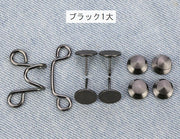 ウエストバックル 単品 DIY 裁縫材料 ジーンズ デニム ズボン サイズ調整 ボタン 取り付け簡単 おしゃれ かわいい ゴールドカラー シルバーカラー