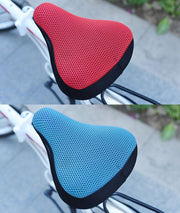 サドルカバー 自転車 サドル カバー パーツ メッシュ カラバリ豊富 3D 立体 速乾 通気性 ブラック レッド ママチャリ クッション性 痛くなりにくい 男女兼用 通勤 通学