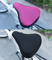 サドルカバー 自転車 サドル カバー パーツ メッシュ カラバリ豊富 3D 立体 速乾 通気性 ブラック レッド ママチャリ クッション性 痛くなりにくい 男女兼用 通勤 通学