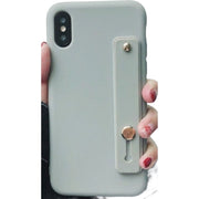スマホケース スマホカバー 落下防止ベルト付き スタンド機能 iPhone対応 マット調 シリコン スマホバンド ホールドベルト おしゃれ かわいい アイフォン対応 携帯ケース 保護ケース 背面保護 傷防止