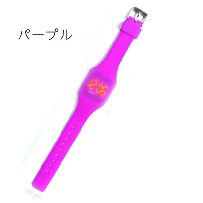 腕時計 レディース メンズ シリコン デジタル ビビットカラー 商品画像3