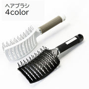 ヘアブラシ ヘアーブラシ ヘアケア用品 日用品 レディース 女性 婦人 メンズ 男性 紳士 幅広 ワイド 湾曲 カーブ ヘアスタイリング ブラック ホワイト ピンク レッド おしゃれ かわいい