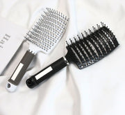 ヘアブラシ ヘアーブラシ ヘアケア用品 日用品 レディース 女性 婦人 メンズ 男性 紳士 幅広 ワイド 湾曲 カーブ ヘアスタイリング ブラック ホワイト ピンク レッド おしゃれ かわいい