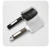 ヘアブラシ ヘアーブラシ ヘアケア用品 日用品 レディース 女性 婦人 メンズ 男性 紳士 幅広 ワイド 湾曲 カーブ ヘアスタイリング ブラック ホワイト ピンク レッド おしゃれ かわいい