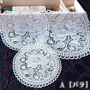 ドイリー テーブルセンター インテリア雑貨 キッチン用品 日用品 敷物 テーブルウェア 刺繍 フラワー 花柄 円形 おしゃれ