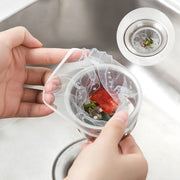 排水口ネット 水切りネット 100枚入り ストッキングタイプ 水切り袋 生ゴミ ゴミ受け 流し台 シンク 台所 お風呂 排水溝 便利