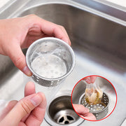 排水口ネット 水切りネット 30枚入り ストッキングタイプ 水切り袋 生ゴミ ゴミ受け 流し台 シンク 台所 お風呂 排水溝 便利