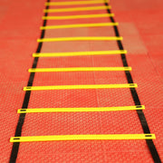 トレーニングラダー 4m 5m 6m 収納袋付き スポーツ用品 スポーツ器具 スピードラダー アジリティラダー トレーニング はしご 梯子 ステップ プレート スポーツ サッカー フットサル バスケットボール フィットネス 俊敏性 運動 便利 定番 目立つ 折り畳み コンパクト 持ち運び イエロー ブラック