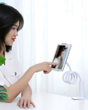 スマホスタンド タブレットスタンド アーム スマホアクセサリー 伸びる 伸縮 調節可能 回転 携帯スタンド スマートフォンスタンド 寝ながら 卓上 ベッド