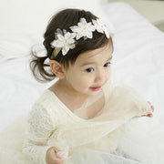ヘアバンド ベビー 赤ちゃん キッズ 子供用 女の子 ヘッドバンド ヘアアクセサリー 髪飾り お花 フラワー レース お洒落 かわいい シンプル 記念撮影 出産祝い ギフト プレゼント 女児 ファッション小物