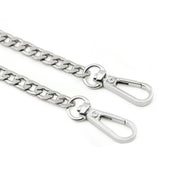 バッグストラップ ショルダーストラップ ショルダーベルト 肩紐 喜平チェーン 付け替え 交換用 細い 斜めがけ 肩掛け ナスカン付き