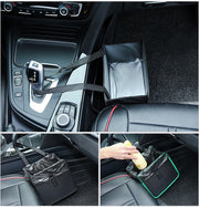 車用収納ホルダー 車用ゴミ箱 折りたたみ ダストボックス 吊り下げ 車載 取付け簡単 引っ掛ける ボタン付き オックスフォード カー用品 小物入れ 四角形 折り畳み 省スペース 整理整頓 車用品 便利