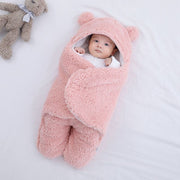 おくるみ ベビー 赤ちゃん 新生児 アフガン アウター クマ ウサギ アニマル ボア フリース かわいい おしゃれ お出かけ ふわふわ もこもこ あったか あたたかい 防寒 秋冬 寒さ対策 出産祝い お祝い プレゼント 女の子 男の子