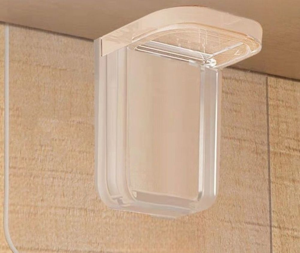 棚受けフック 4個セット L字ブラケット 収納家具用部品 粘着シールタイプ L型棚受け 6×6cm バリエーション画像