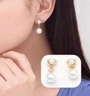 ピアス イヤリング レディース アクセサリー ジュエリー フェイクパール 両耳 キラキラ 揺れる スウィング シンプル おしゃれ かわいい デート お出掛け 普段使い 女性用 婦人用 プレゼント 贈り物 ギフト 誕生日 記念日