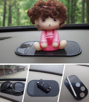滑り止めシート 単品 1枚 車載用 ダッシュボードマット 滑り止めマット カー用品 スマホ置き 落下防止 小物置き 滑り止めパッド 車内収納 ホルダー 長方形 四角 すべり止め 小銭 カギ 鍵 カーアクセサリー