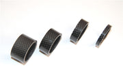 自転車用スペーサー 4個セット ハンドル ヘッドセット 高さ調整 5mm 10mm 15mm 20mm ロードバイク マウンテンバイク メンテナンス