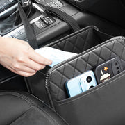 車用収納ボックス 車内用 後部座席用 多機能 小物入れ スマホ入れ ゴミ箱 フェイクレザー レザー調 装着簡単 簡単取り付け 高級感 カーアクセサリー 車用品 車載用品 便利グッ