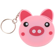 メジャー 巻き尺 150cm 雑貨 アニマル トラ ブタ パンダ リング付き インチ シンプル かわいい 持ち運び可能