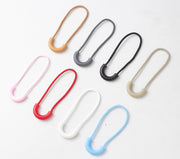 ジッパータブ 同色10個入り ジッパープル ジッパーヘッド ファスナー 持ち手 引き手 手芸用品 DIY パーツ チャック スライダー 延長 紐 ループ リュック バッグ 鞄