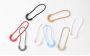 ジッパータブ 同色10個入り ジッパープル ジッパーヘッド ファスナー 持ち手 引き手 手芸用品 DIY パーツ チャック スライダー 延長 紐 ループ リュック バッグ 鞄