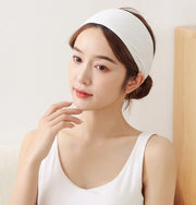 ヘアバンド ヘッドバンド 洗面用 洗顔用 面ファスナー 無地 シンプル メイク スキンケア お風呂 まとめ髪 レディース 女性 便利