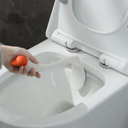 トイレブラシ 掃除ブラシ 柄付きブラシ 掃除用具 トイレ用品 S字 カーブ 白鳥 ユニーク かわいい おしゃれ