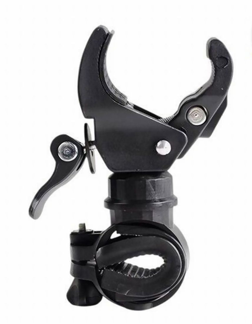 ライトホルダー 自転車アクセサリー ブラケット LED フラッシュライト 自転車 取付用 マウントブラケット 360度 シンプル カジュアル アウトドア