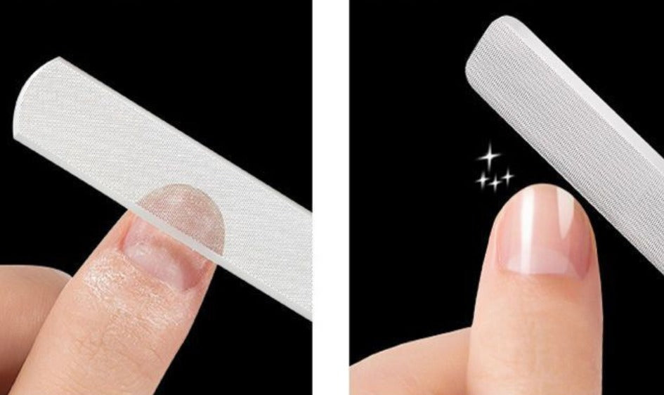 爪やすり 爪磨き ガラス ネイルファイル ネイルシャイナー 削る 商品画像3