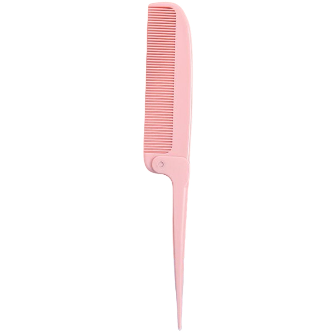 コーム くし 折りたたみ ヘアセット レディース メンズ ヘアコーム セットコーム コンパクト 持ち運び 散髪 女性 男性 理髪 整髪 シンプル 単色 ワンカラー 折りたためる 折り畳み