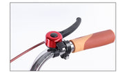 自転車用ベル 2個セット サイクルベル 自転車用アクセサリー 呼び鈴 ママチャリ マウンテンバイク ロードバイク 子供用自転車 鈴 ハンドルバー取り付け 後付け 取り付け簡単 メタリックカラー シンプル かわいい コンパクト おしゃれ かっこいい 黄 赤 紫 緑 青 黒 銀色