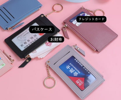 パスケース クレジットカードケース クレジットカード入れ お財布 小銭入れ レディース 商品画像4