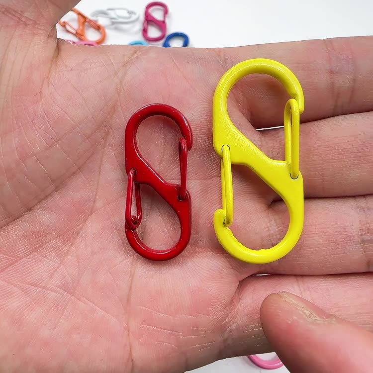 カラビナフック 同色5個セット S字 8の字 小型 ミニ 商品画像5