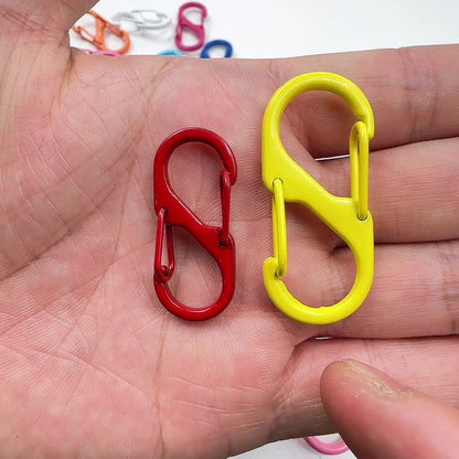 カラビナフック 同色5個セット S字 8の字 小型 ミニ 商品画像5
