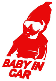 カーステッカー デカール 反射 車用ステッカー ボディステッカー BABY IN CAR 英字 赤ちゃん ベビー 全車ステッカー カッティングステッカー 自動車用 車用品 カー用品 外装 カーアクセサリー ドレスアップ デコレーション 単色 ソリッドカラー おしゃれ かっこいい カッコイイ ワイルド カスタム 傷隠し 英語 アルファベット 白 黒 赤 黄色