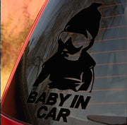 カーステッカー デカール 反射 車用ステッカー ボディステッカー BABY IN CAR 英字 赤ちゃん ベビー 全車ステッカー カッティングステッカー 自動車用 車用品 カー用品 外装 カーアクセサリー ドレスアップ デコレーション 単色 ソリッドカラー おしゃれ かっこいい カッコイイ ワイルド カスタム 傷隠し 英語 アルファベット 白 黒 赤 黄色