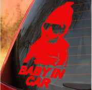 カーステッカー デカール 反射 車用ステッカー ボディステッカー BABY IN CAR 英字 赤ちゃん ベビー 全車ステッカー カッティングステッカー 自動車用 車用品 カー用品 外装 カーアクセサリー ドレスアップ デコレーション 単色 ソリッドカラー おしゃれ かっこいい カッコイイ ワイルド カスタム 傷隠し 英語 アルファベット 白 黒 赤 黄色