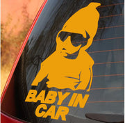 カーステッカー デカール 反射 車用ステッカー ボディステッカー BABY IN CAR 英字 赤ちゃん ベビー 全車ステッカー カッティングステッカー 自動車用 車用品 カー用品 外装 カーアクセサリー ドレスアップ デコレーション 単色 ソリッドカラー おしゃれ かっこいい カッコイイ ワイルド カスタム 傷隠し 英語 アルファベット 白 黒 赤 黄色