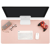 デスクマット オフィス PUレザー カラバリ豊富 シンプル 無地 70×35cm テーブルマット マウスパッド マウス PC 大型マウスパッド かわいい おしゃれ 女性 男性 レディース メンズ