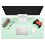 デスクマット オフィス PUレザー カラバリ豊富 シンプル 無地 70×35cm テーブルマット マウスパッド マウス PC 大型マウスパッド かわいい おしゃれ 女性 男性 レディース メンズ