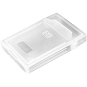 ハードディスクケース HDDケース 2.5インチ 収納ケース 保護ケース 保管 SSD 半透明 シンプル 無地 防塵 ケーブル接続可能 パソコングッズ