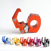 バイク用コンビニフック ヘルメットフック 吊り下げフック バイク用品 バイクアクセサリー バイク スクーター 荷物 便利 簡単 シンプル カラバリ豊富 黒 赤 青
