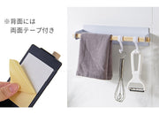 タオルハンガー ふきん掛け タオル掛け キッチン収納 キッチン用品 壁掛け 取り付け簡単 洗面所 キッチンペーパー シンプル おしゃれ