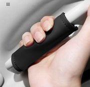 アシストグリップ用カバー 2個セット 持ち手カバー カー用品 助手席 後部座席 内装 車用 カスタム ドレスアップ シンプル おしゃれ 汚れ防止 傷防止 保護 面ファスナー 簡単取り付け