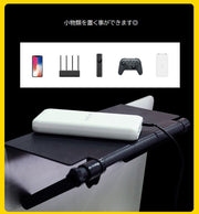 ディスプレイボード モニター上拡張ラック テレビ上収納 小物置き 工具不要 取り付け簡単 収納トレー 収納棚 デスクトップパソコン PCアクセサリー 黒 整理整頓 スッキリ