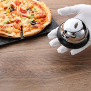 呼び鈴 呼び出しベル コールベル 卓上ベル フロントベル アナログ チャイム 受付 介護 カフェ お店 飲食店 ホテル カウンター シルバーカラー