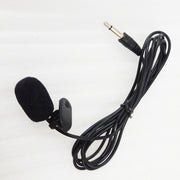 ピンマイク ミニマイク クリップ式 有線 3.5mm 2極 パソコン マイクジャック リモート会議 タイピンマイク ハンズフリー 会議 動画撮影 インタビュー 録音